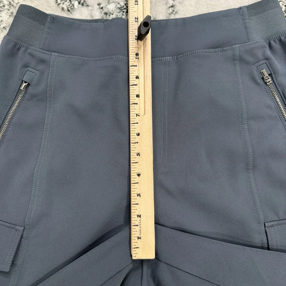 Athleta Endless High Rise Utility Cargo Pants Womens Size 8 Gray Pull On - Picture 6 of 15
